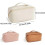Large Cosmetic Bag (Sunset Pink) 2