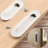 4Pcs Sliding Door Handles,Recessed Oval StainlessSilver,With Screws 3