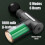 Mini Massage Gun with 4 Massage Heads(Grey) 3