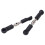 2 Stück RC Spurstangen-Ersatzteile 104072-2095 Schwarz 8