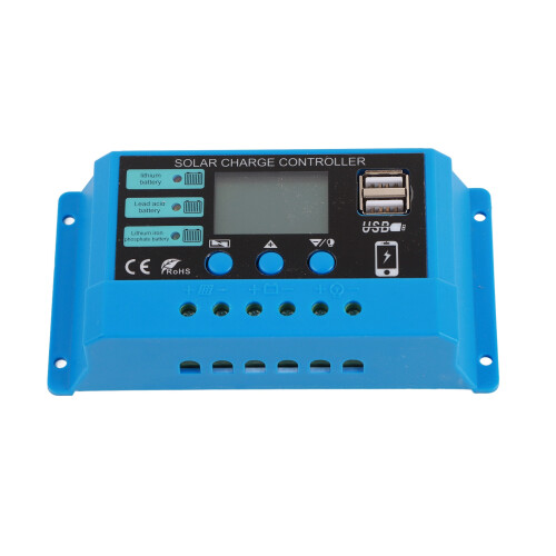 10A Solarladeregler 12V/24V PV-Regler 1