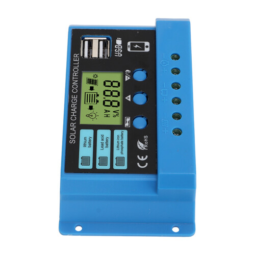 10A Solarladeregler 12V/24V PV-Regler 2