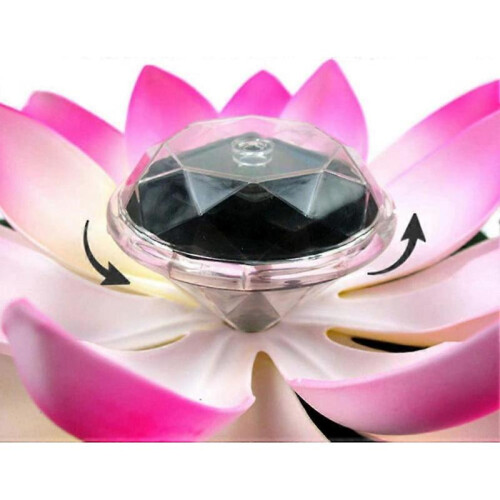 Lotus Light, Solar Floating Pool Decor LED Color Changing Night Light 2