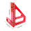 Aluminum Alloy Square Gauge 45/90Angle 3D T Ruler Red) 2