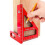 Aluminum Alloy Square Gauge 45/90Angle 3D T Ruler Red) 3