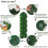 12pcs Artificial Palm Leaf Placemat 5