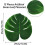 12pcs Artificial Palm Leaf Placemat 2
