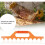 Hive Frame Plastic Spacer Beekeeping Accessories(Orange 9 Frame) 4