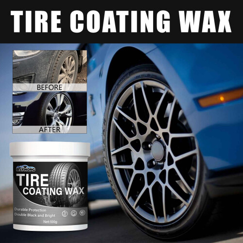 (100g) Tire Cleaner Paste Automobile Tire Rust Cleaning Determination and Gloss Paste Rust Removal Converter 2