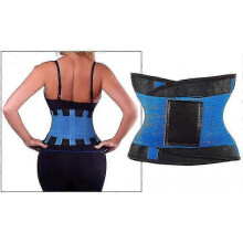 (M, blue) Waist Trainer Slimming Belly Belt Belly Belt, Sweat Belt Ladies Waist Shaper Corset Corset