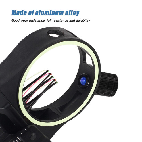 Portable Blue LED Archery Sight Light with Wide Vision LR41 Battery 2