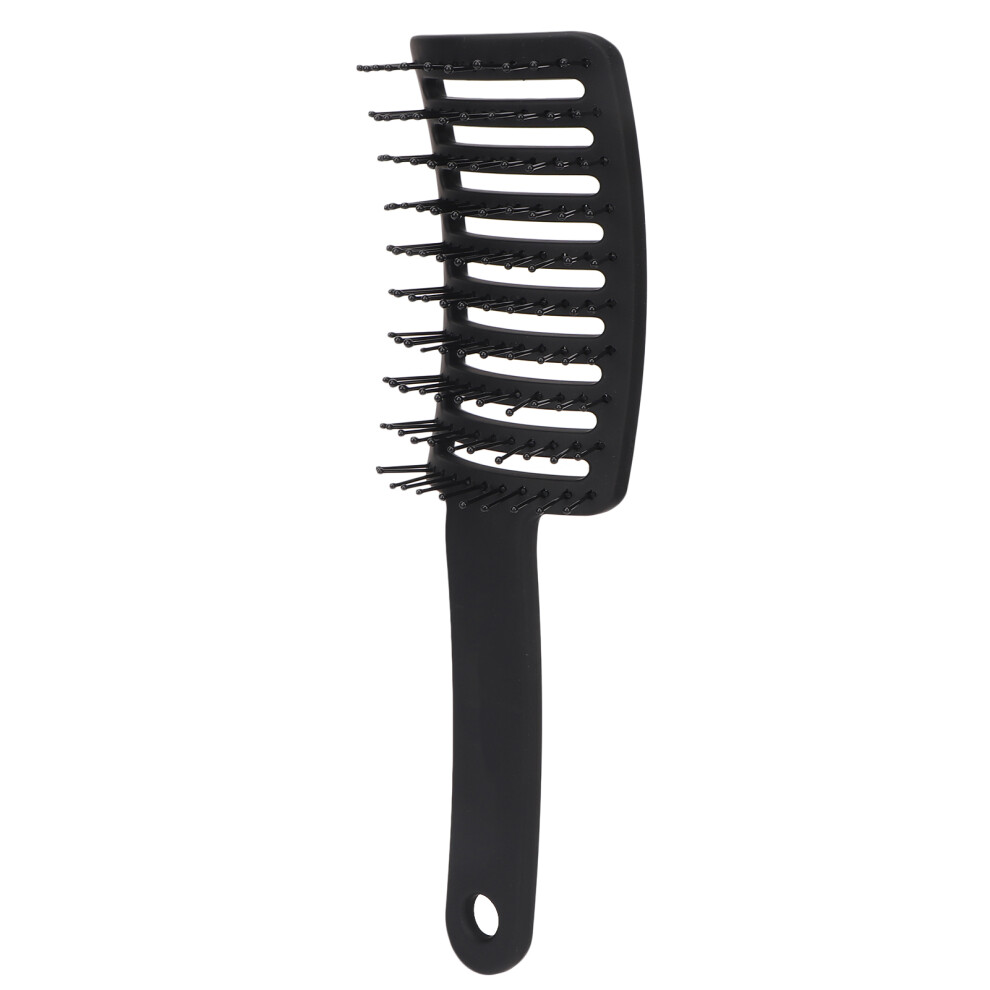 Curved Vented Detangling Hair Brush ABS Handle for Salon & Home