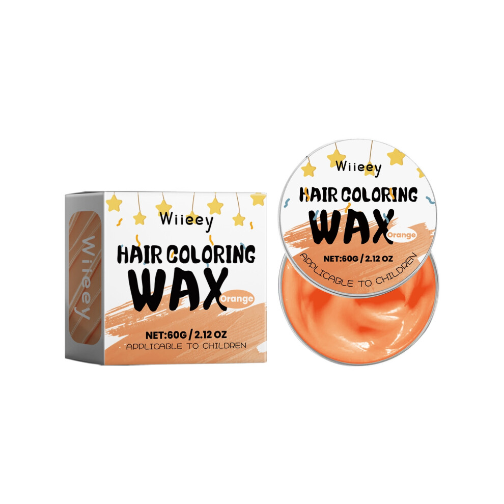 (60g) Children's Orange Hair Cream Gentle Hair Skin Care to Create Vibrant Orange Trendy Hair Color