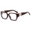 (Wine red frame 2) Versatile oversized square sunglasses for women with UV protection 1