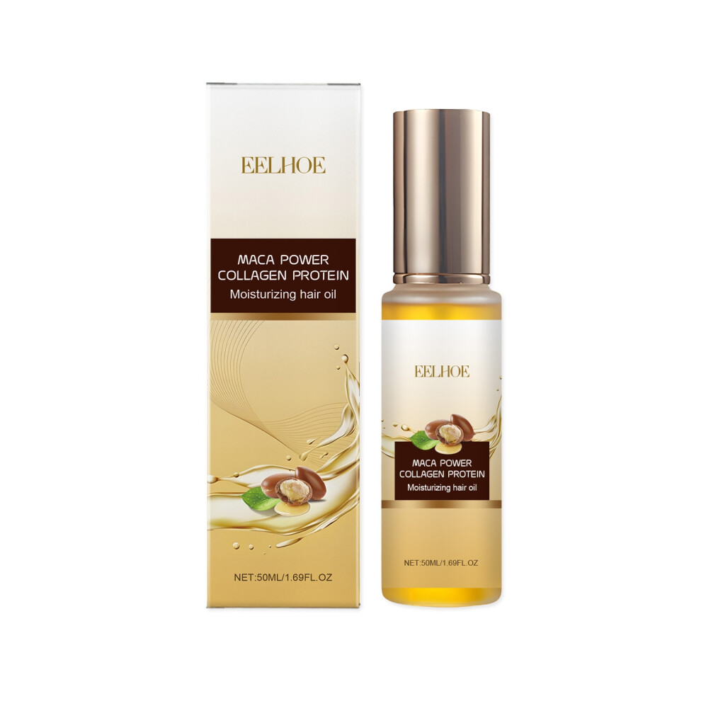 (50ml) Collagen Hair Care Essential Oil Deep nourishment and repair hair brightness