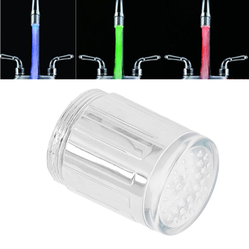 Led Rgb Color Change Faucet Nozzle 25X25x34mm For Kitchen & Bathroom 7891339500186