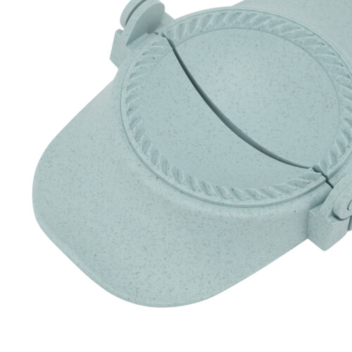 Eco-Friendly Wheat Straw Dumpling Maker Set of 3 Blue Press Molds 2