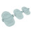 Eco-Friendly Wheat Straw Dumpling Maker Set of 3 Blue Press Molds 1