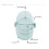 Eco-Friendly Wheat Straw Dumpling Maker Set of 3 Blue Press Molds 12
