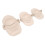 3 Pcs Dumpling Maker Mould Set, Wheat Straw, Small 2.76in & Large 4.33in 16