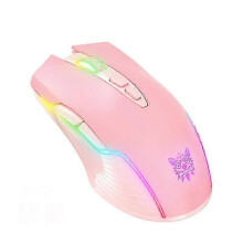 (pink) CW905 Cute Pink Wireless Gaming Mouse RGB Marquee Rechargeable Desktop Computer Notebook Mouse