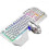 (White) K680 RGB Rechargeable Gaming Wireless Keyboard and Mouse Set 1