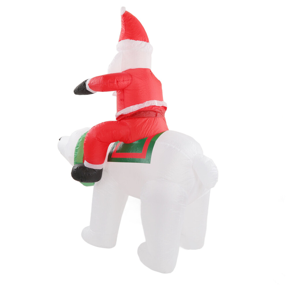 Inflatable Santa Bear Christmas Yard Decor 90x160x180cm Waterproof LED-image-OPC-PJJFB29-NEW