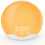(White) New Wake-Up Night Light with Alarm Clock, Sunrise Simulation Light, Shell-Shaped Double-Sided Rainbow Bedside Night Light 4