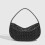 (Black) Medium Fashionable Women's Woven Handbag Gift 4