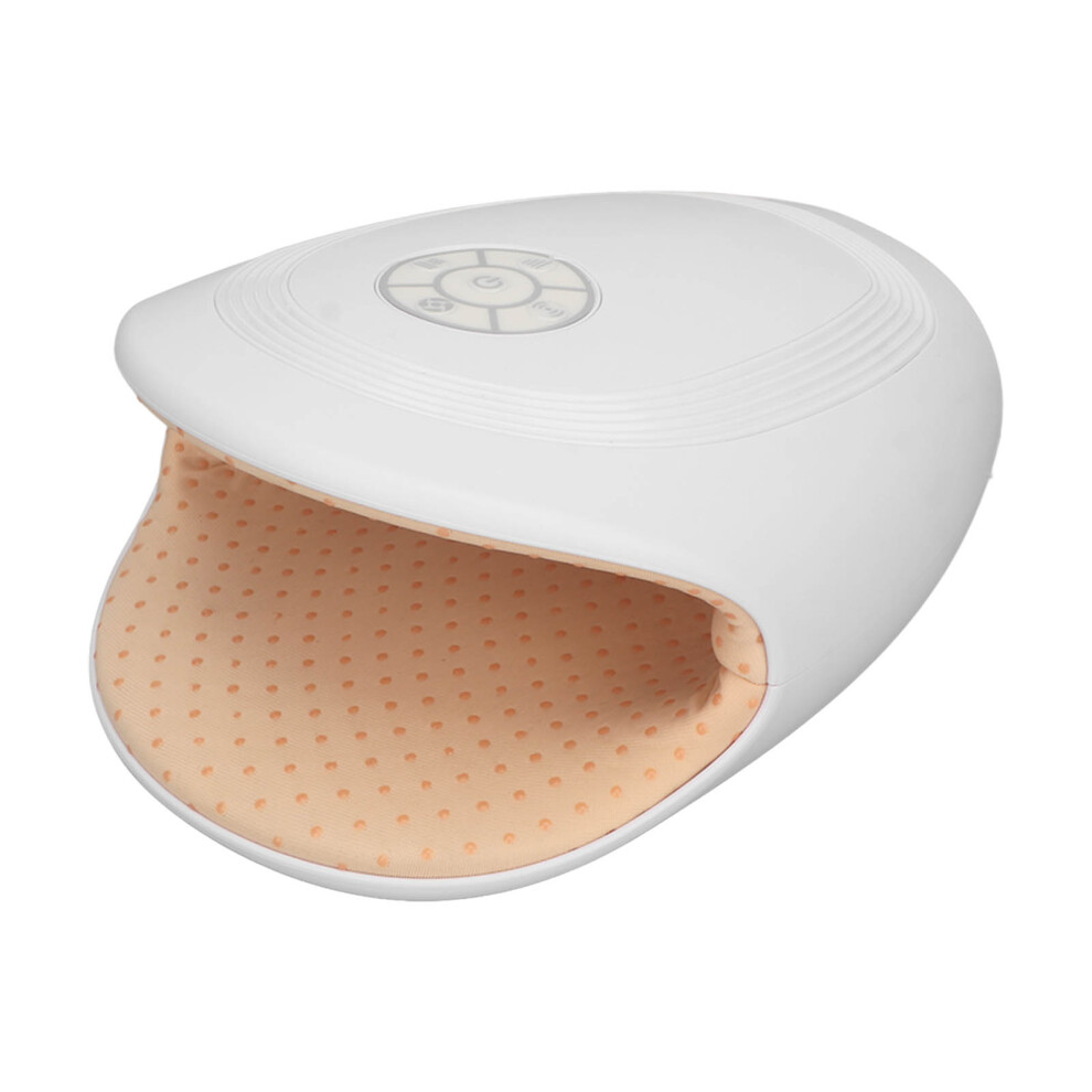 White 45C Heated Hand Massager For Improved Circulation And Joint Relief