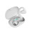 (white) 144 Language Translator Earbuds M8 Wireless Bluetooth interactive Translator Device 1
