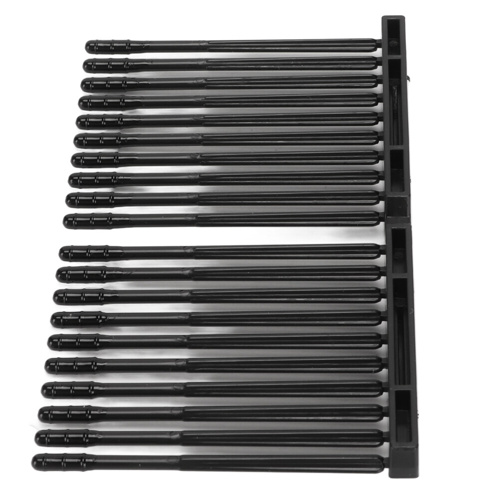 Black 100Pcs Disposable Soft Spiral Ear Wax Cleaner Sticks For Kids & Adults