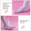 100pcs Paraffin Wax Feet Covers Disposable Plastic Liners for Foot Spa 8