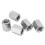 5Pcs Silver M16 Hex Coupling Nut Set Stainless Steel Rustproof Pair 14