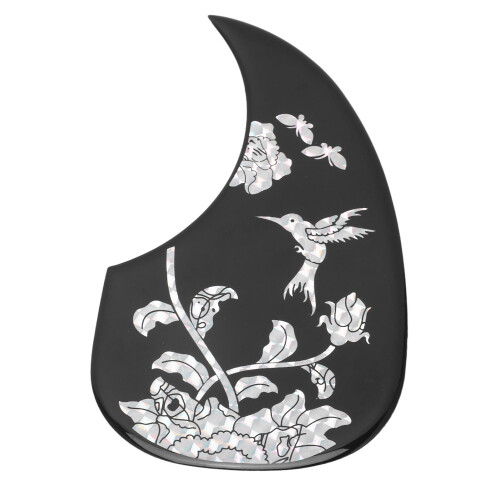 Decorative PVC Guitar Pickguard Self-Adhesive Acoustic Scratch Plate