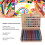 50 metallische Buntstifte-Set Easy Grip 7