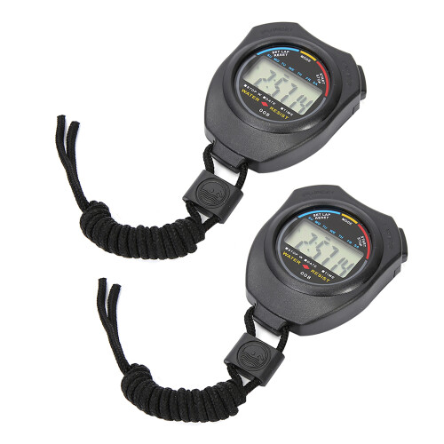 2 PCS Sports Stopwatch Timer, Multifunctional 1