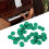 90Pcs Piano Felt Pad 22mm Noise Reduction Round 12