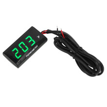 Motorcycle Digital Water Temp Gauge 32–248F LCD Green 12V & M10 Sensor