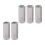 5Pcs Silver M12 Hex Coupling Nut 304 Stainless Steel, Corrosion Resistant 12