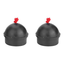 2pcs No Slip Cue Tip Chalk Billiard Pool Cue Chalk