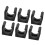 6pcs Plastic Billiards Pool Single Holder Mini Rod 3