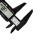 Black Digital Vernier Caliper 0–150mm LCD, Accurate 0.1mm 12