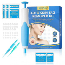 (Blue) Skin-Tag Remover Double Headed Pen Set, Multi-Purpose 2 in 1 Design,Fast Effective,Portable Convenient Manual