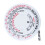 Round BMI Measuring Tape, 1.5m White Retractable Waist Tool 12