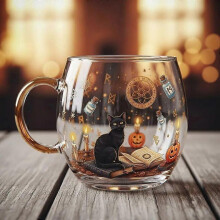 (C) Haunted Path Halloween/Christmas Mug Holiday Mug