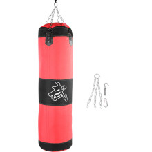 Empty Training Boxing Hook Kick Sandbag Fight