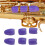 6Pcs Saxophone Key Risers Silicone Comfortable 11