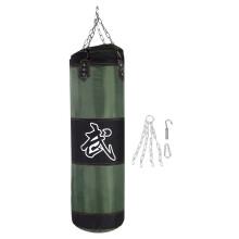 Empty Training Boxing Hook Kick Sandbag Fight