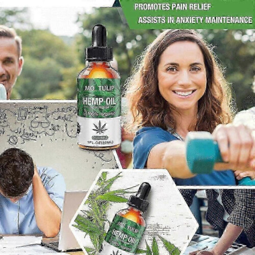 Organic Hemp Seed Oil Dropper Bottle 30ml 2